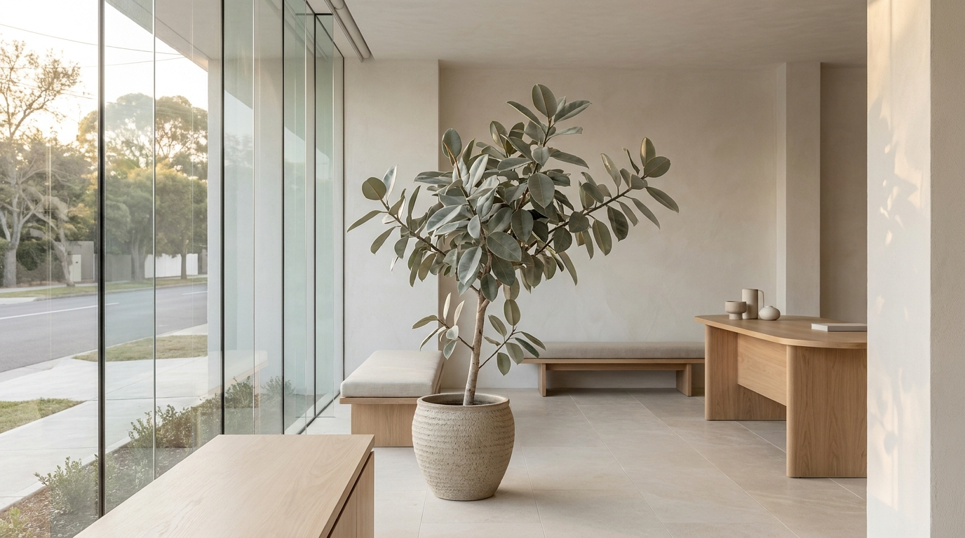 A serene, light-filled reception space